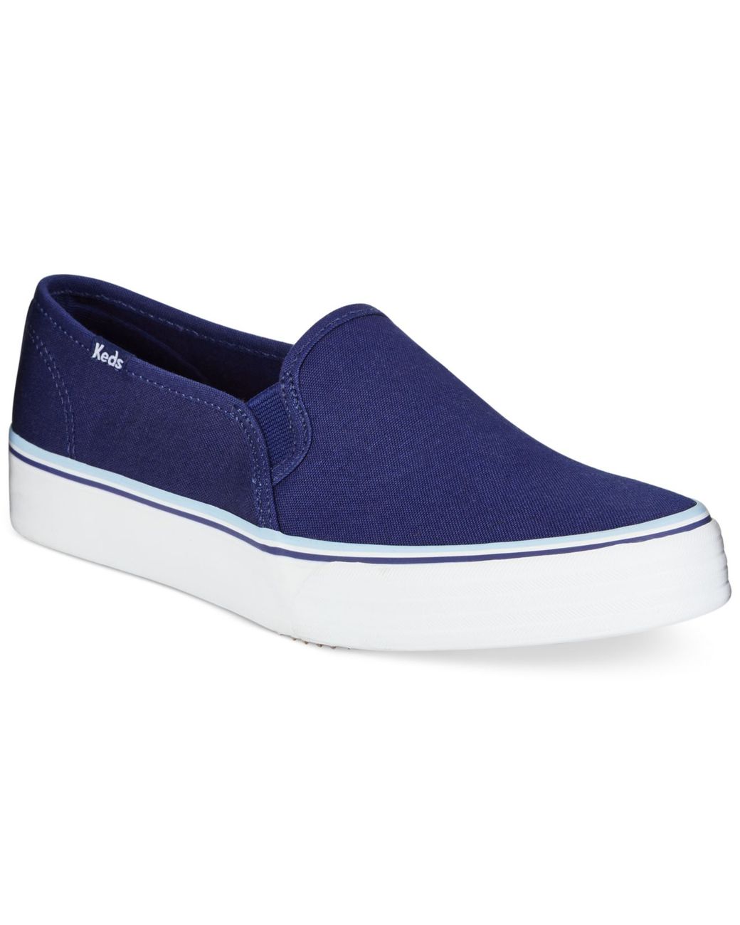Keds Women's Double Decker Slip-on Sneakers in Blue | Lyst