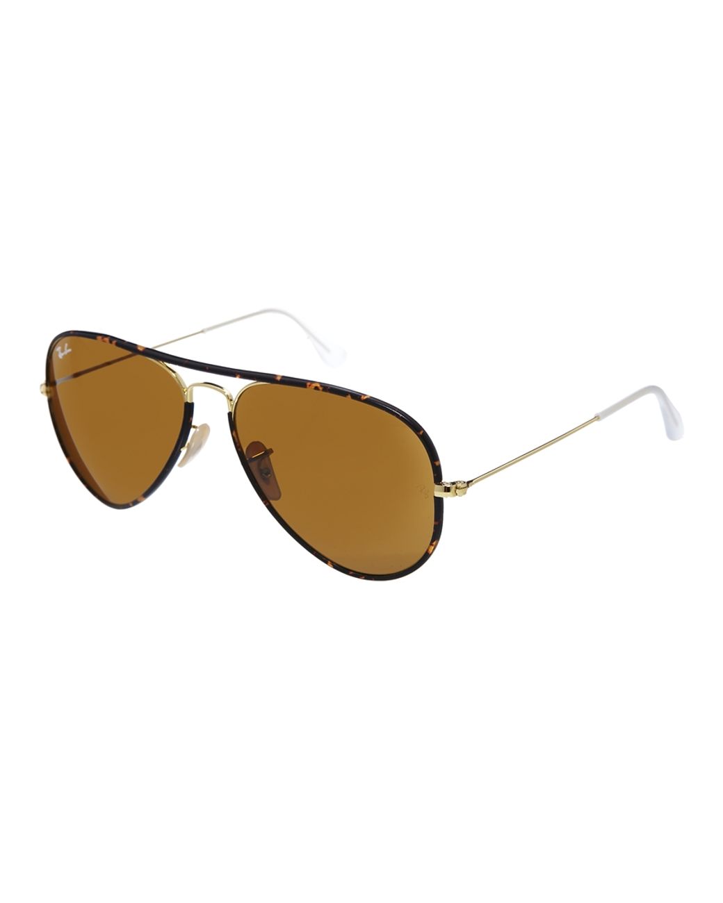 Ray-Ban Tortoiseshell Aviator Sunglasses in Brown | Lyst