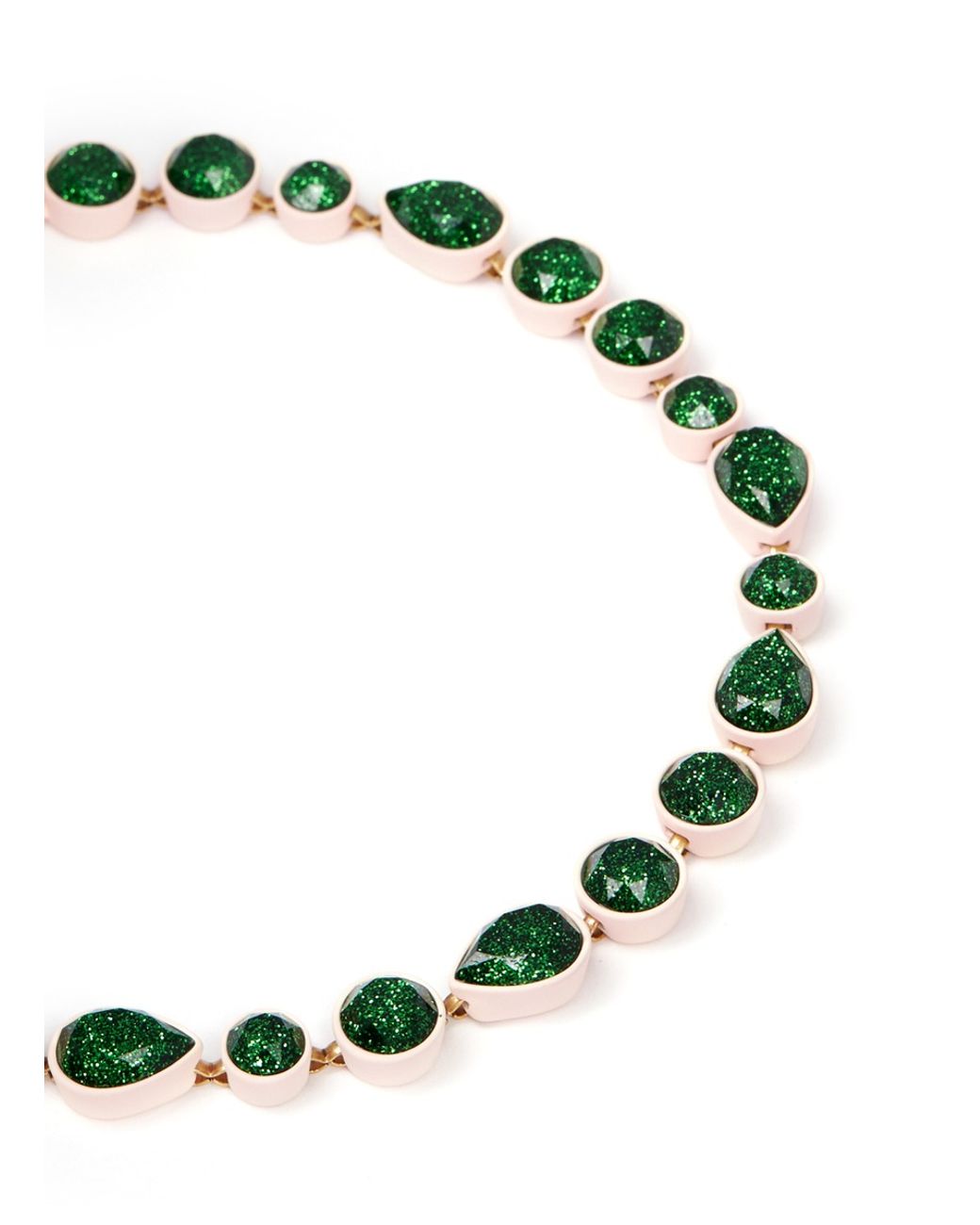J crew green best sale necklace