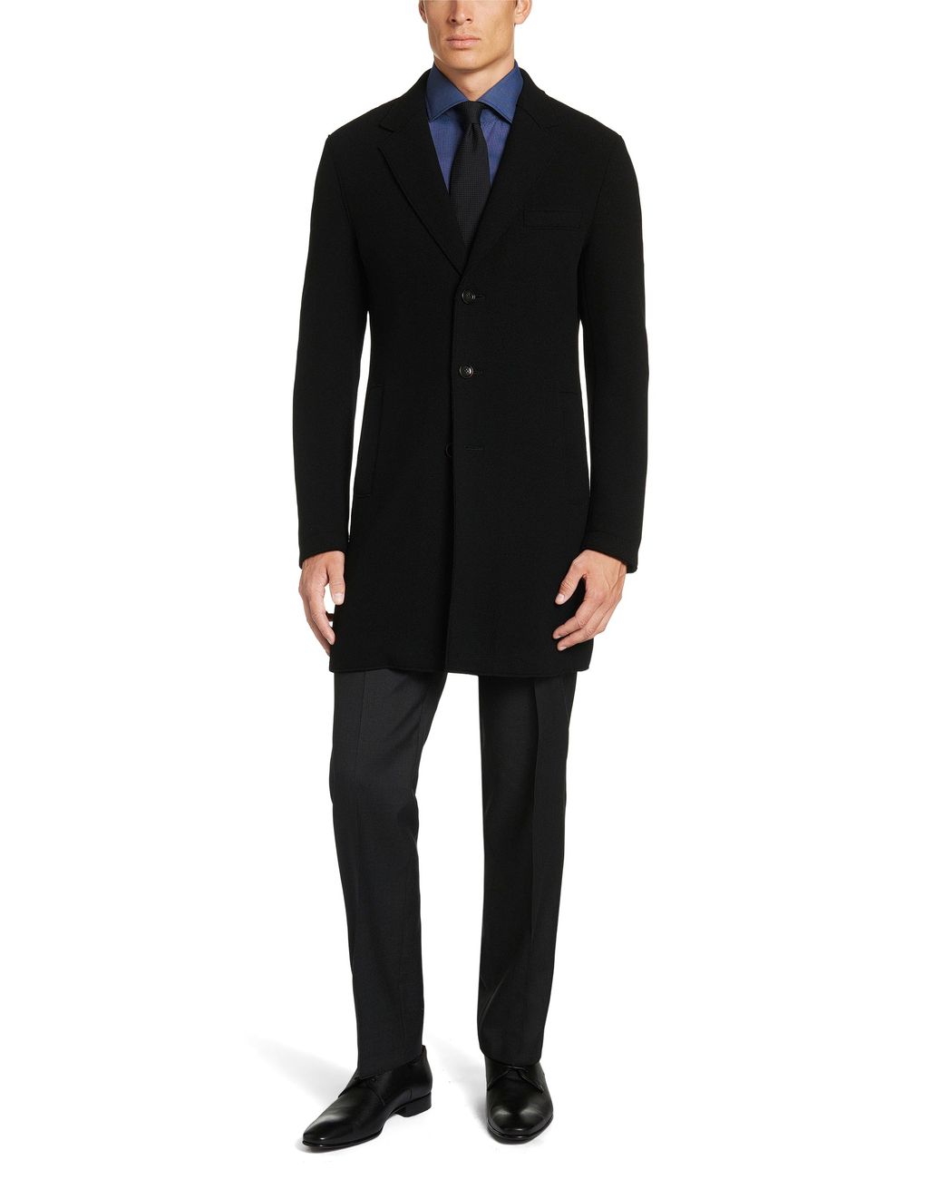 HUGO BOSS 'shawn' | Wool Blend Overcoat 