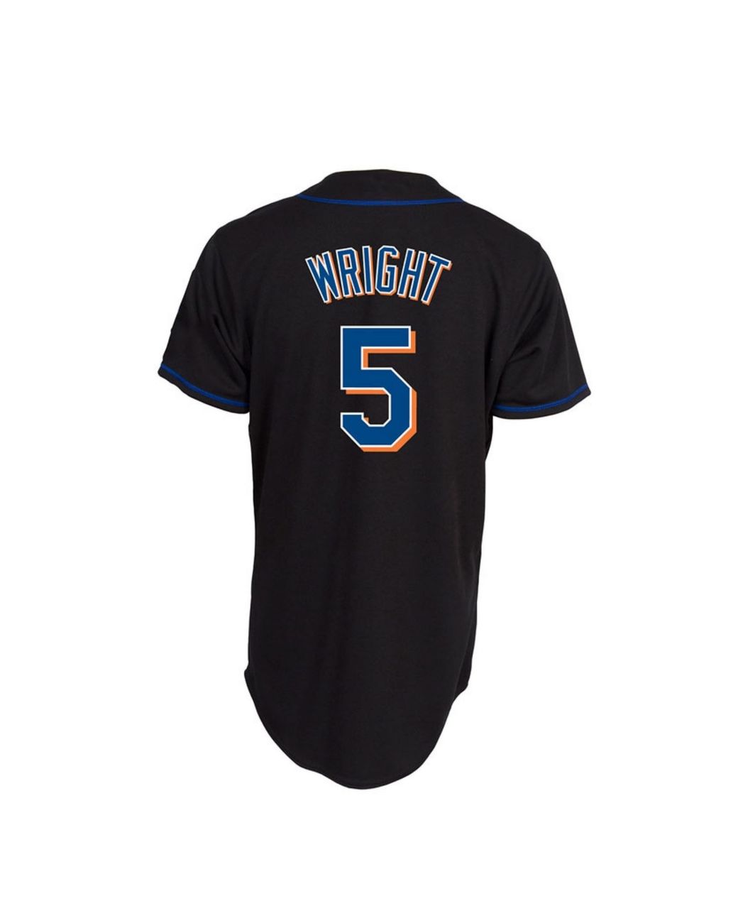 Majestic AUTHENTIC SIZE 50 2XL NEW YORK METS BLACK DAVID WRIGHT COOL BASE  Jersey