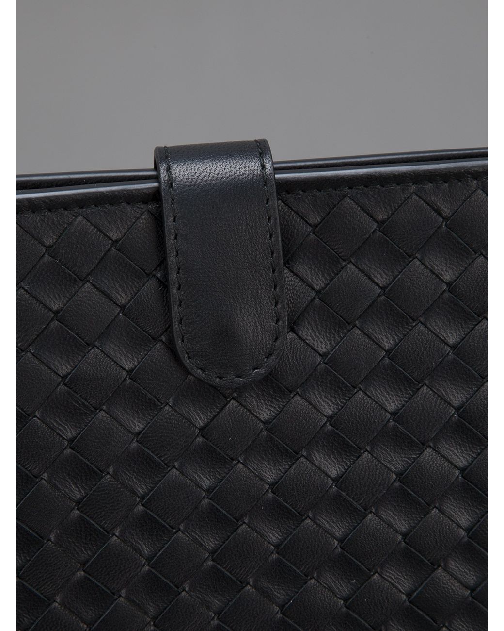 Bottega Veneta Woven iPad Case in Black for Men | Lyst