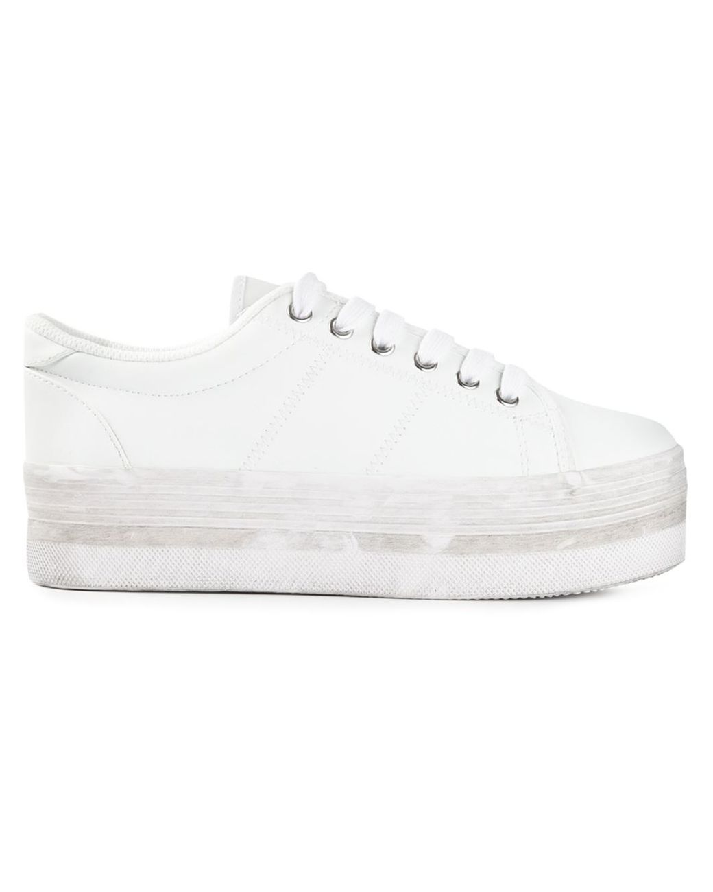 Jeffrey Campbell 'Zomg' Platform Sneakers in White | Lyst