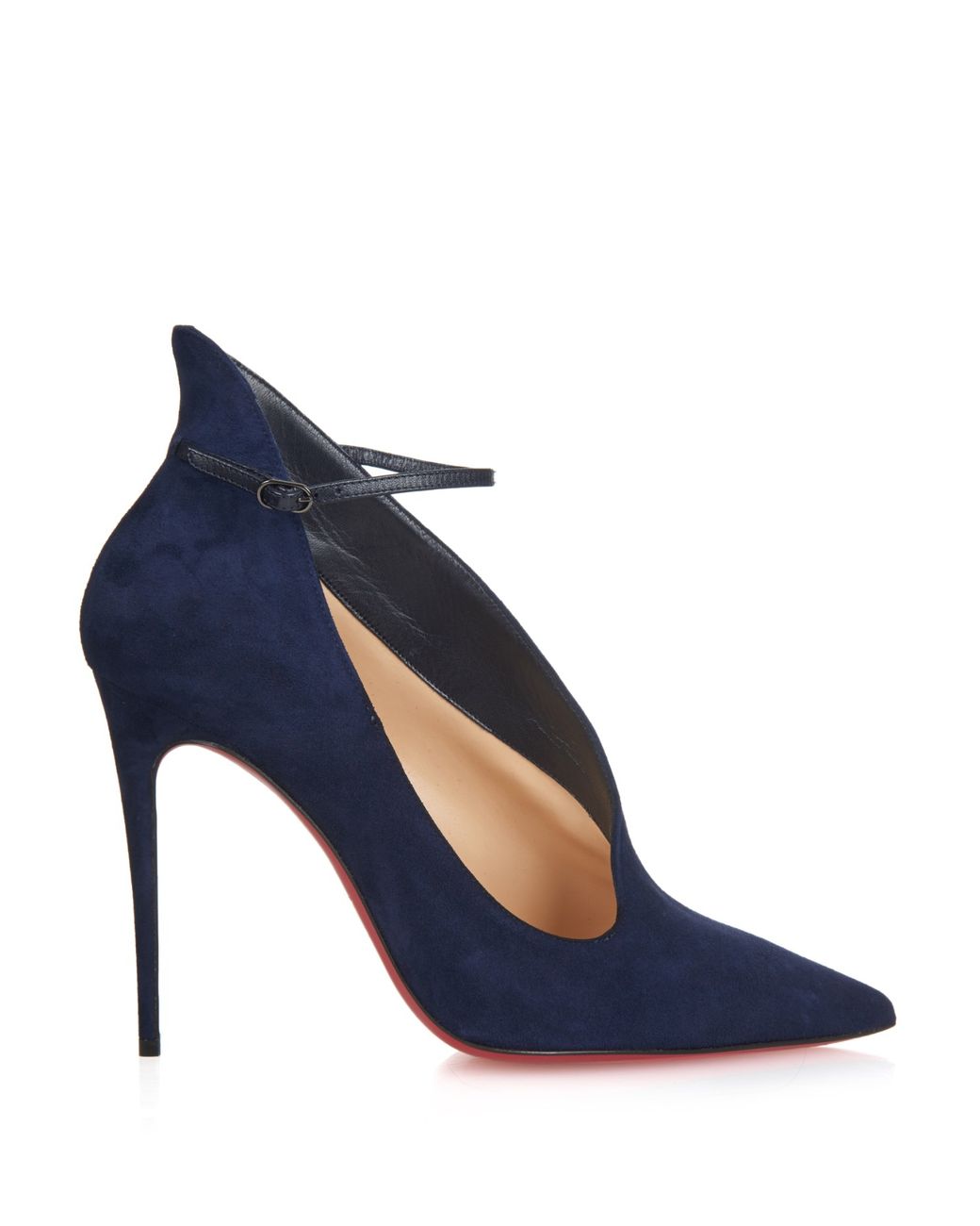 Christian Louboutin Vampydoly Suede Pumps in Blue | Lyst