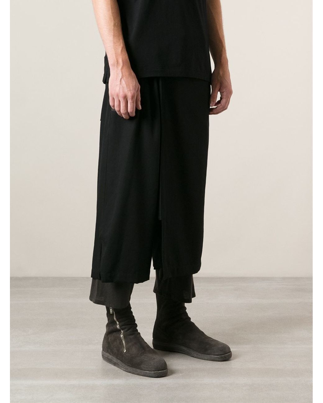Yohji Yamamoto Yleft Wrap Pants in 