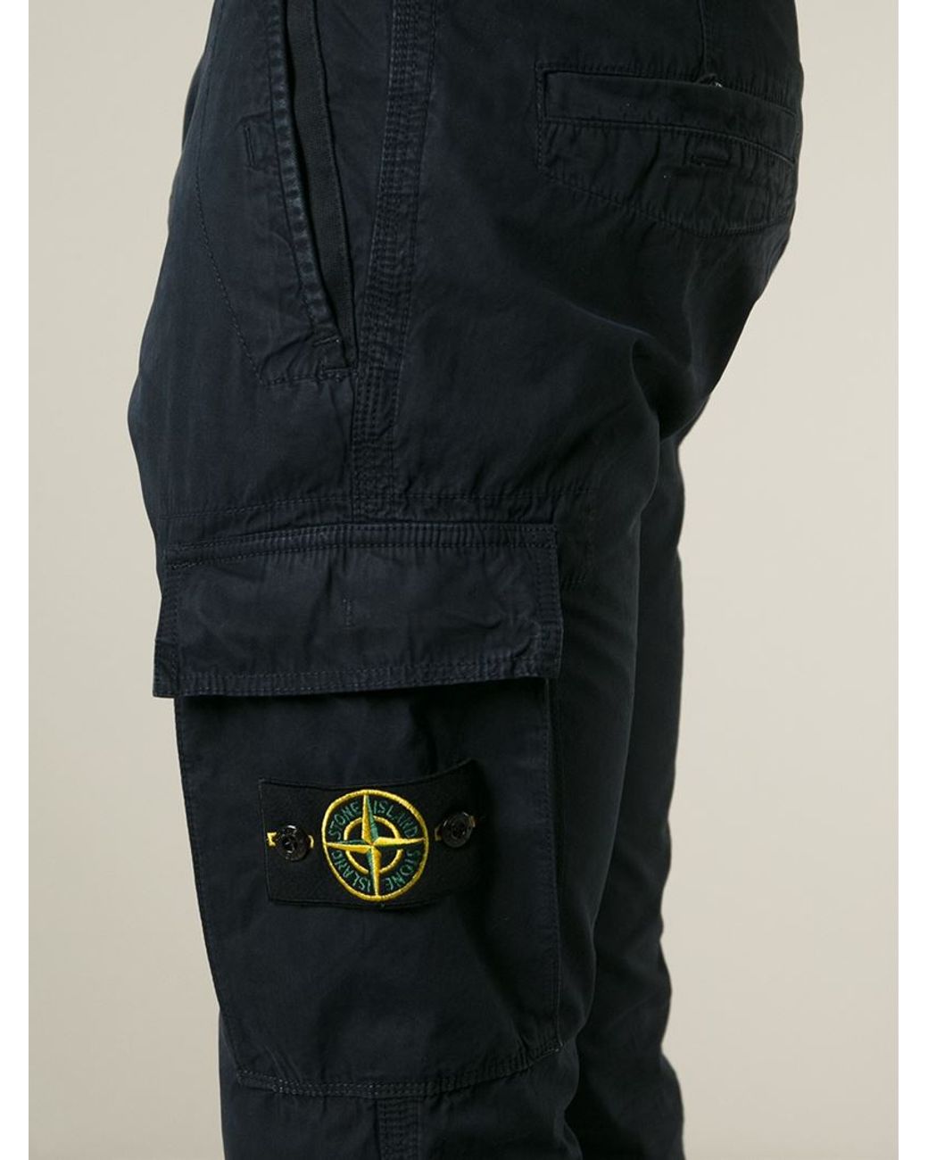 Stone Island Cargo Trousers in Blue for 
