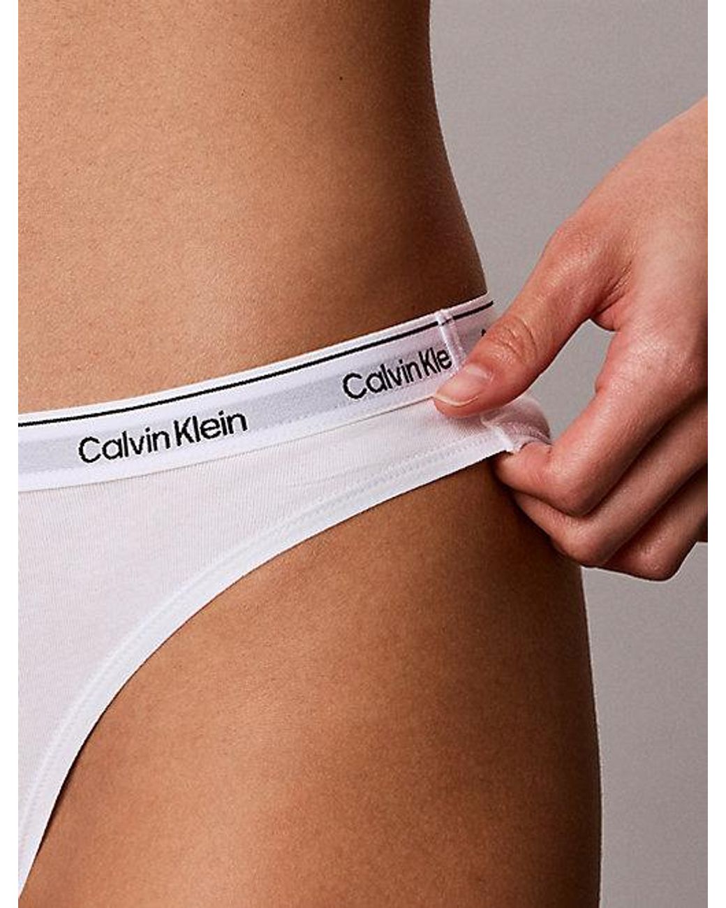 Calvin Klein 3-Pack Slips in het Gray