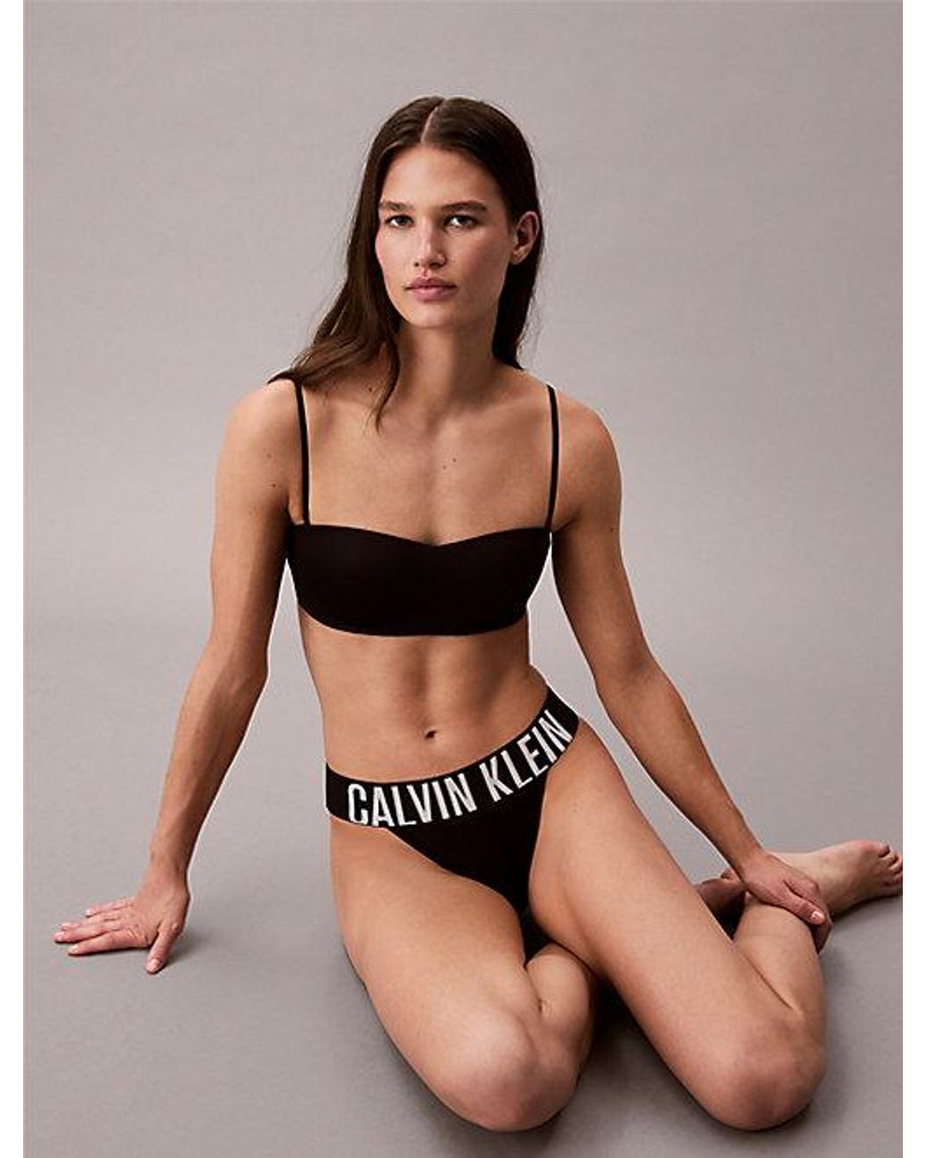 Calvin Klein String in het Black