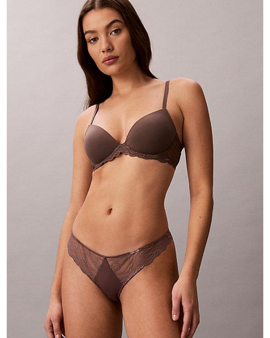 Calvin Klein Multicolor Lift Demi Bra Eternal Stretch Lace