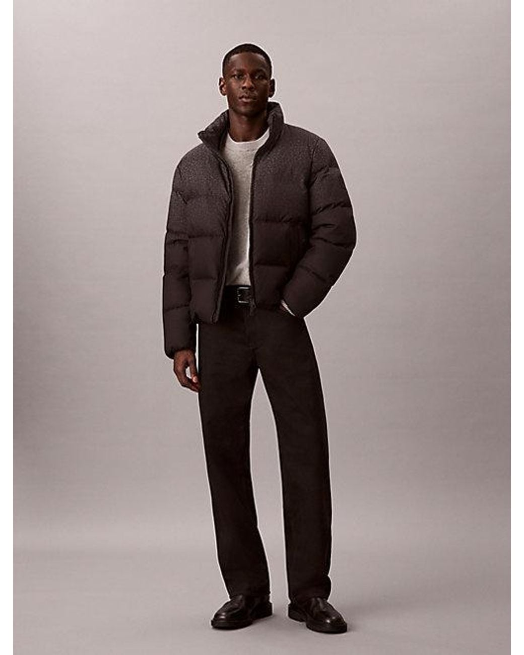 Calvin Klein Multicolor Relaxed Printed Down Puffer Jacket for men