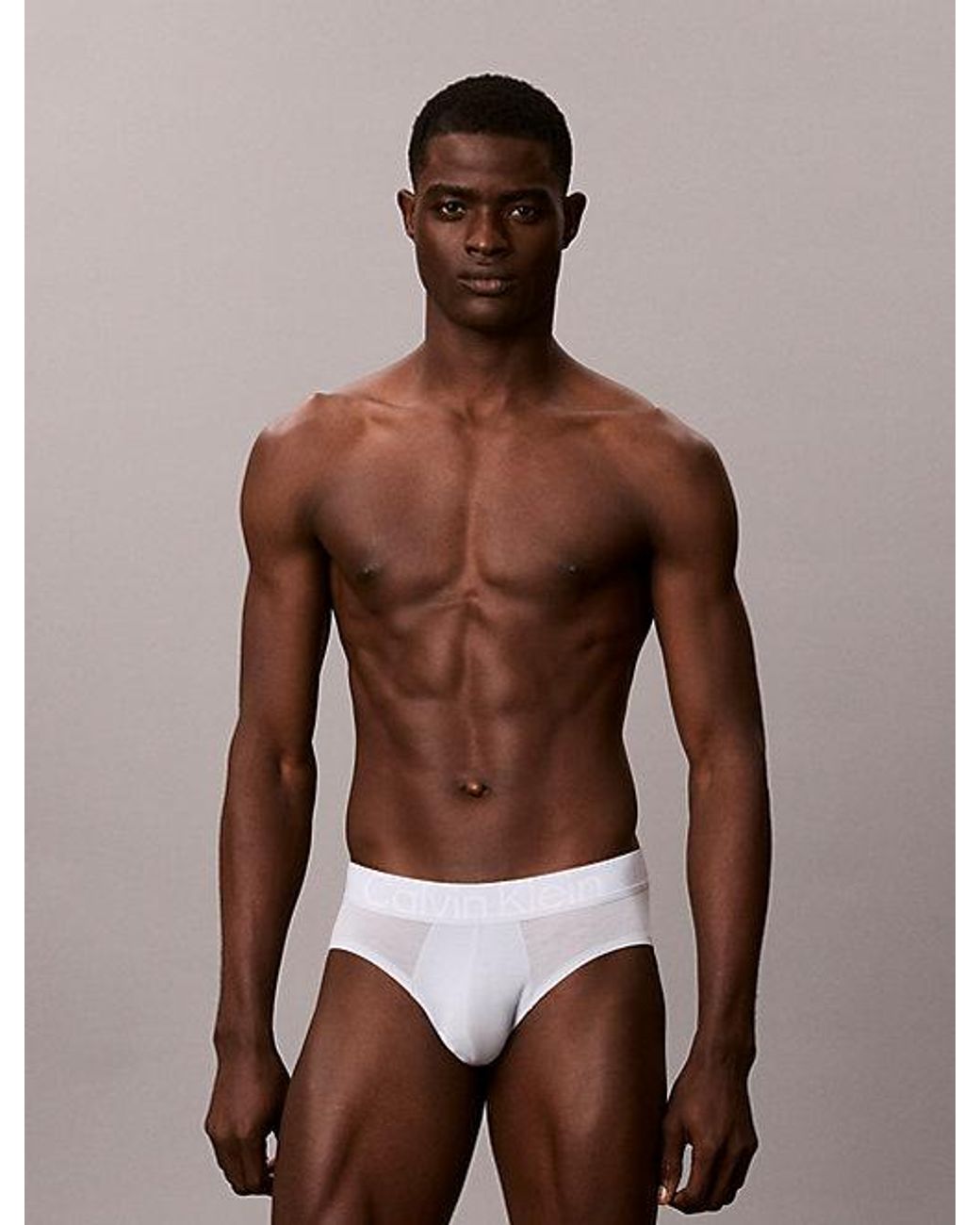 Calvin Klein Blue 3 Pack Hip Briefs Ultra Soft Cotton Lyocell for men