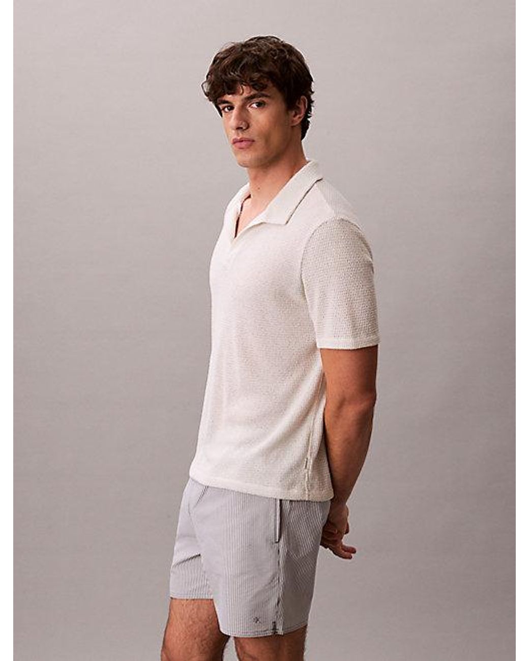 Calvin Klein Multicolor Medium Drawstring Swim Shorts for men