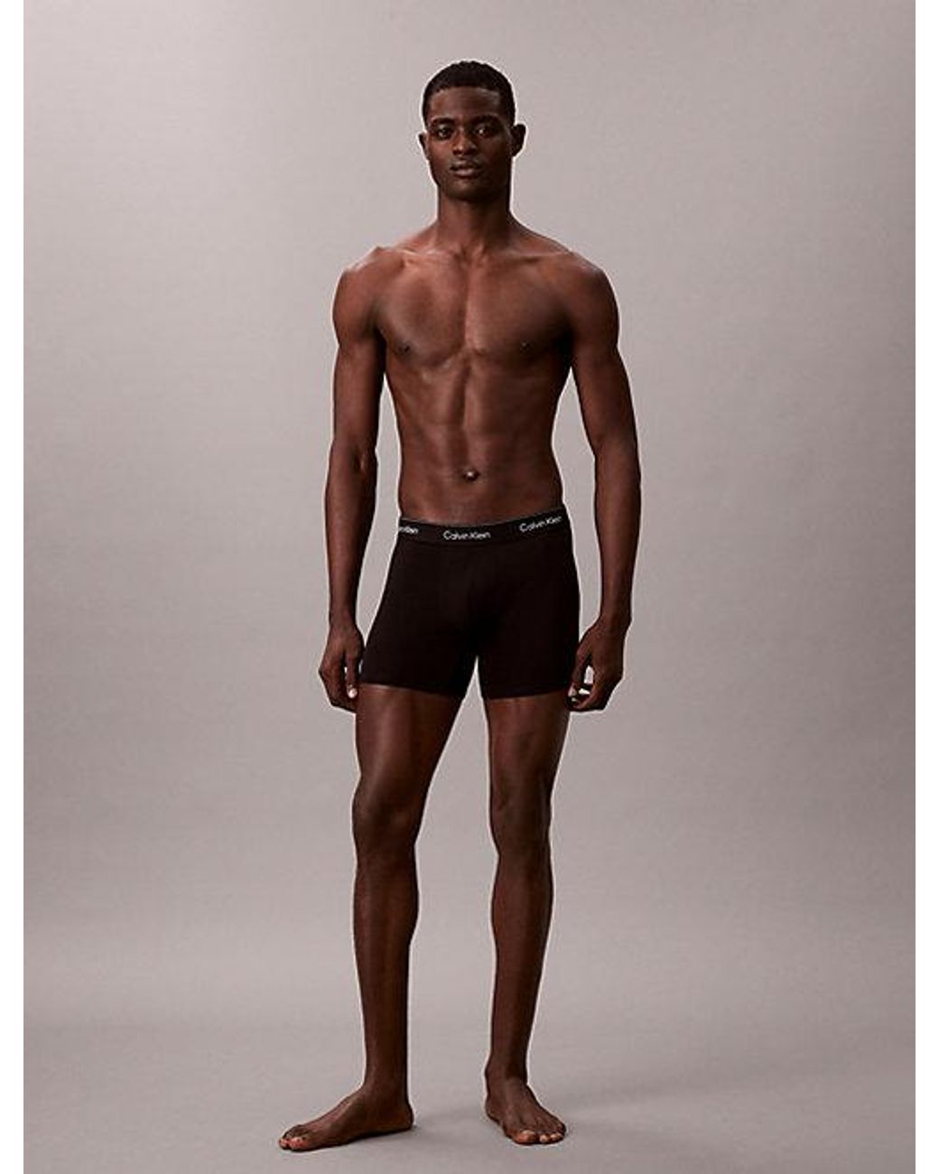 Calvin Klein Black 7 Pack Boxer Briefs for men