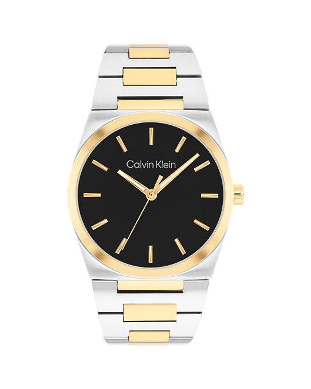 Calvin Klein Gray Two Tone Steel Bracelet Watch for men