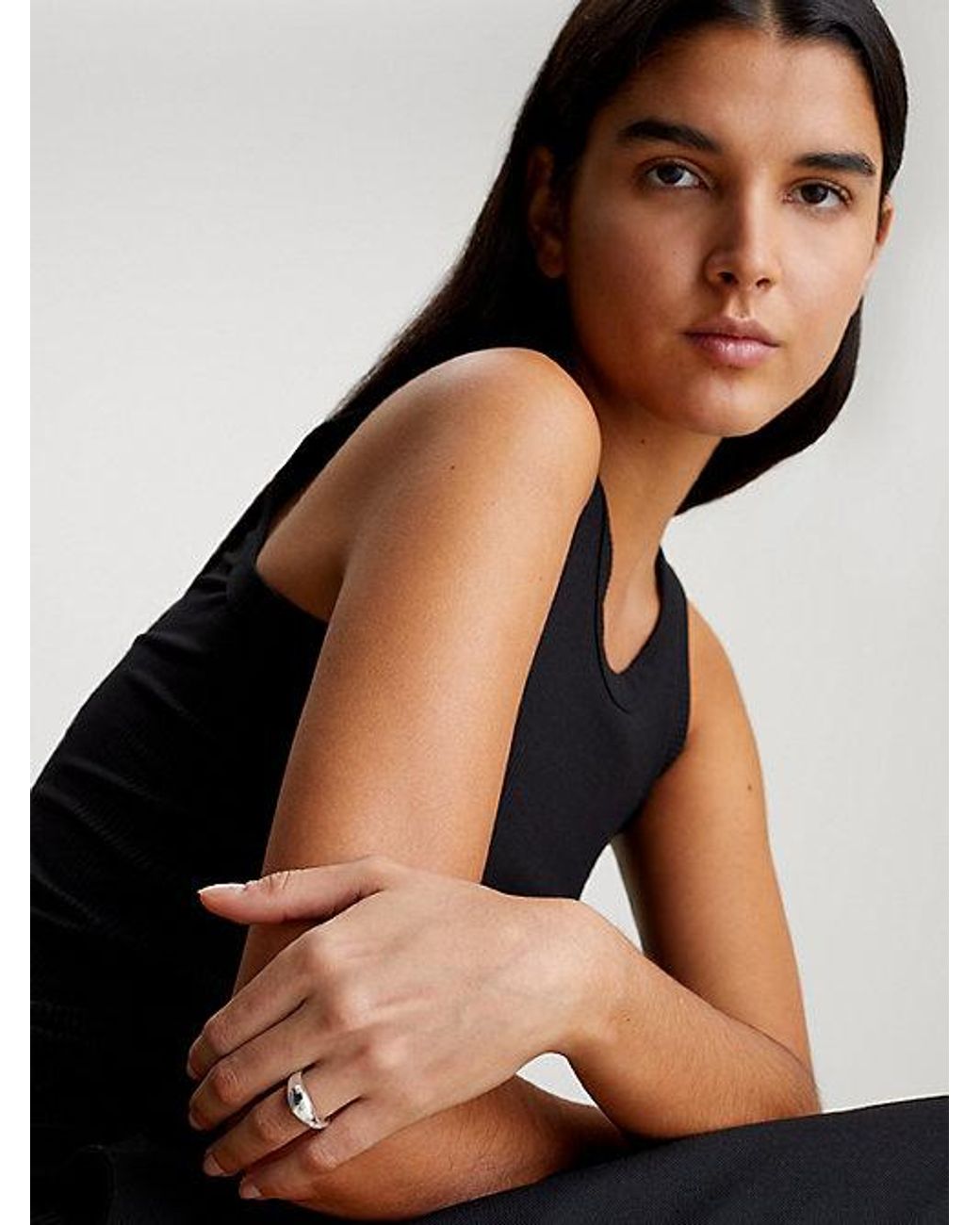 Calvin Klein Metallic Ring
