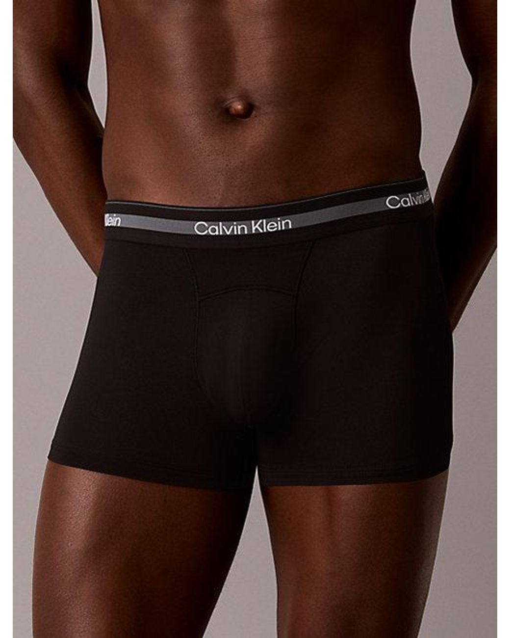 Calvin Klein Multicolor 3 Pack Trunks Flex Microfibre Stretch Mesh for men