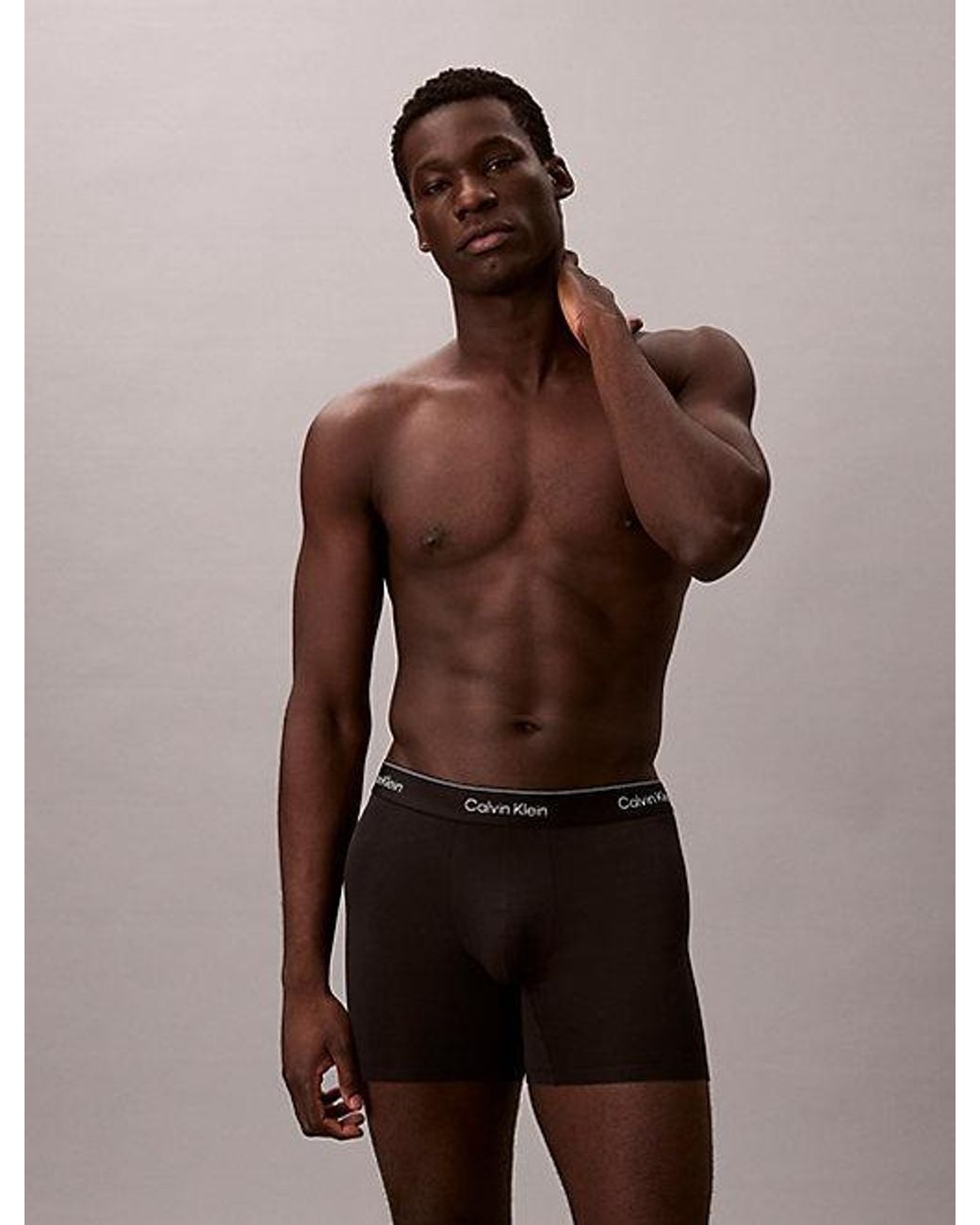 Calvin Klein Blue 5 Pack Boxer Briefs for men