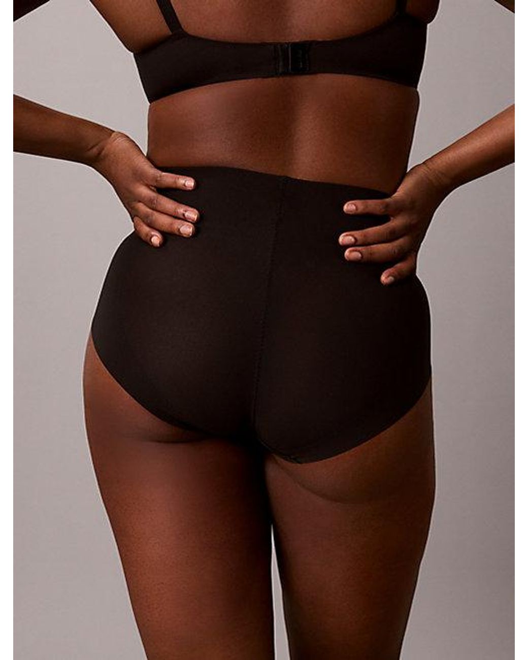 Calvin Klein Brown Sculpted Shapewear Briefs Medium