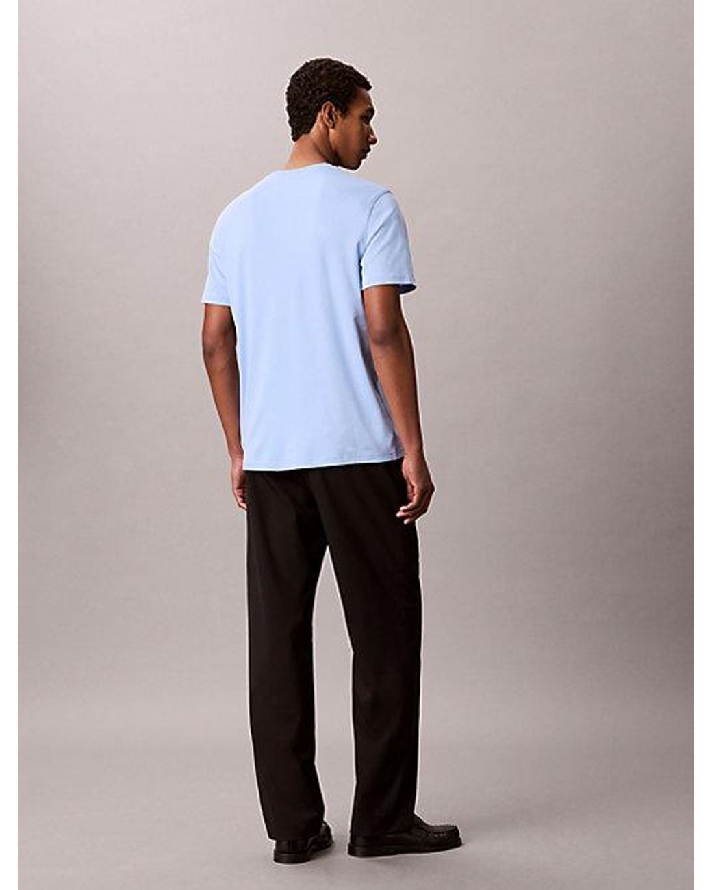 Calvin Klein Blue Supima Cotton T-Shirt for men