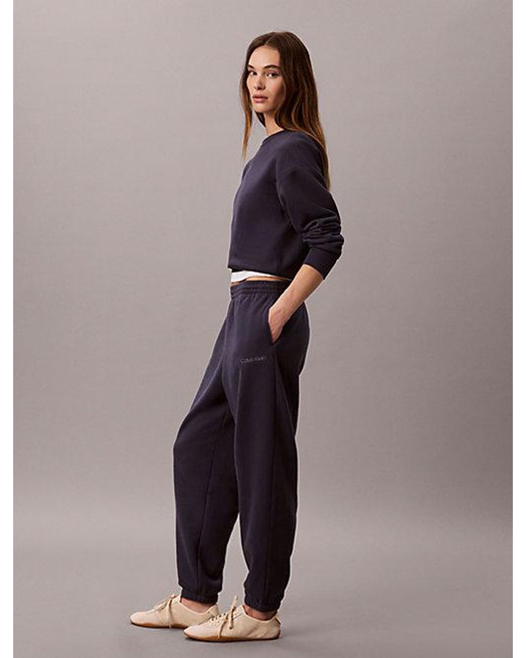 Calvin Klein Blue Sport French Terry Joggers