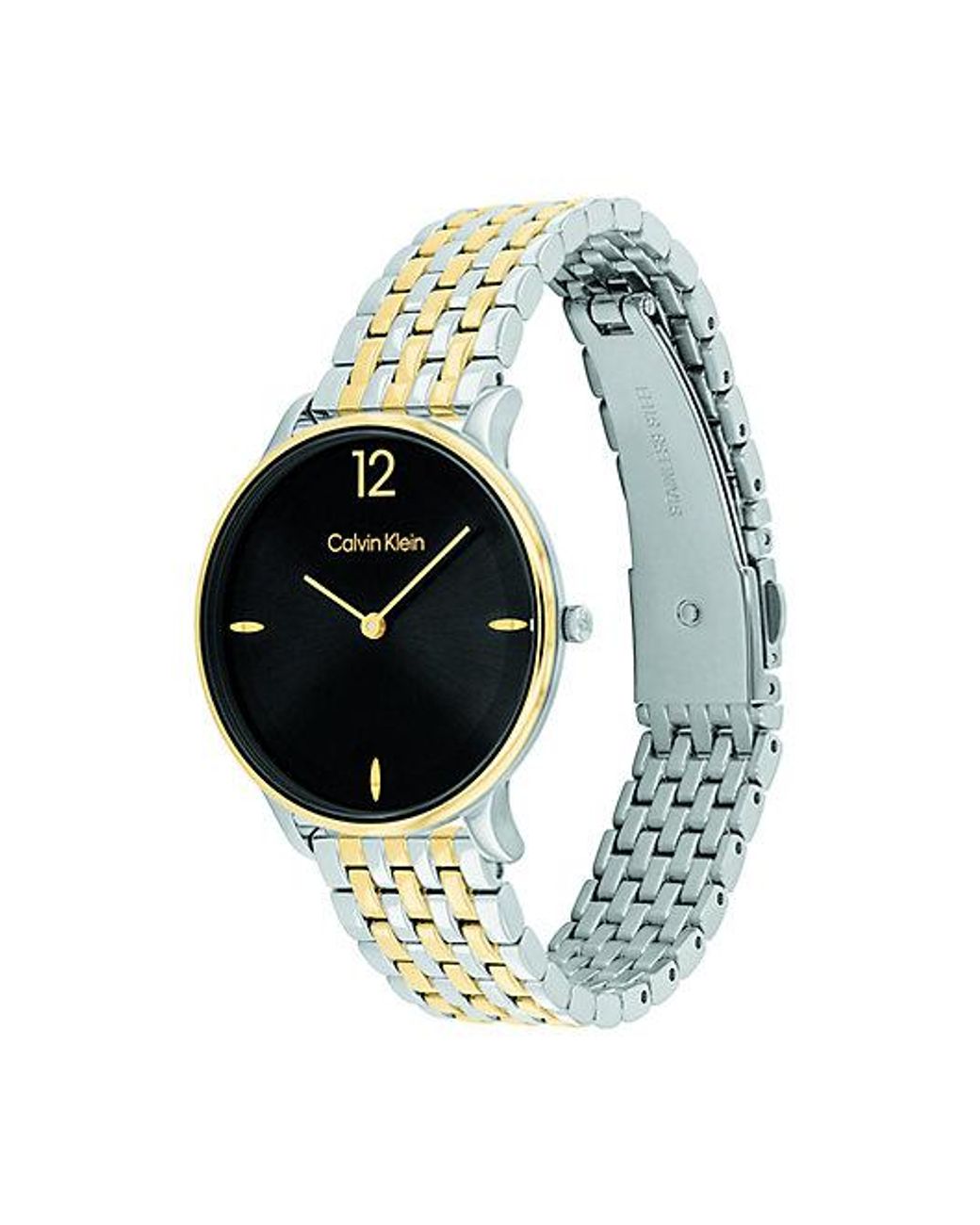 Calvin Klein Metallic Luxe Two Tone Bracelet Watch