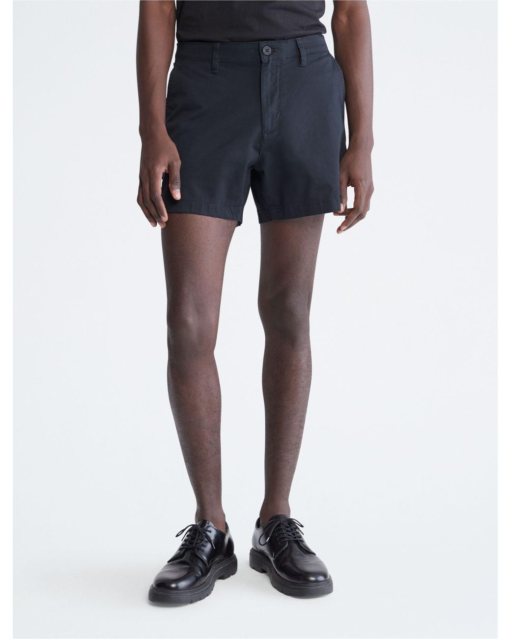 Calvin Klein 5inch Chino Shorts in Blue for Men Lyst