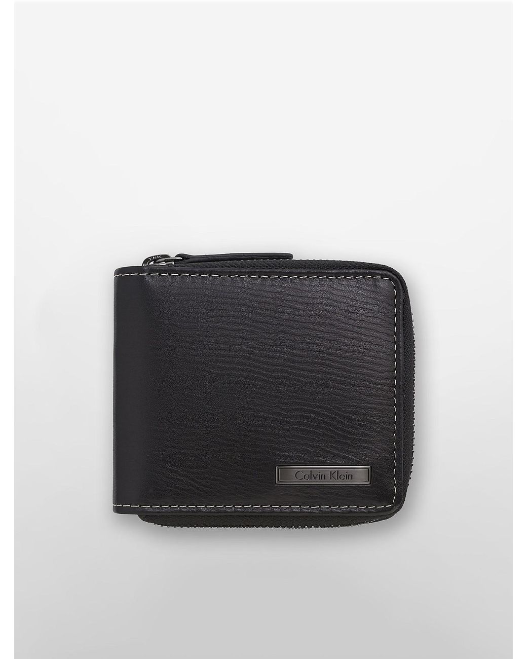 Total 33+ imagen calvin klein men’s wallet with zipper