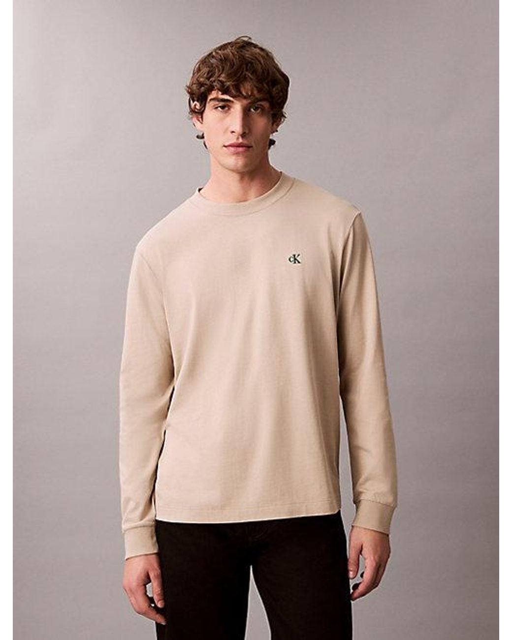 Calvin Klein Natural Jeans Relaxed Monogram T-Shirt for men
