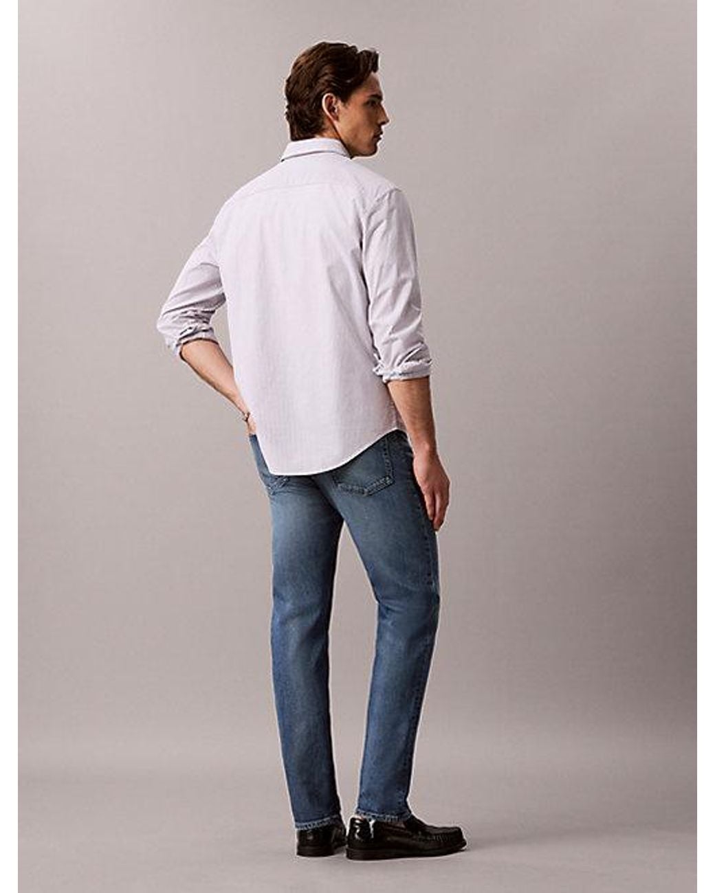 Calvin Klein Blue Jeans Standard Straight Jeans for men