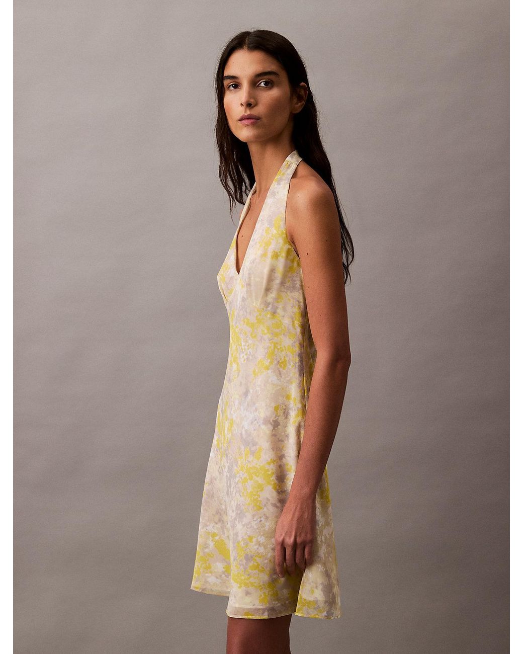 short layered dress Women's Floral Summer Short Dress Square Neck Short Sleeve Tiered Ruff   Divahotcouture