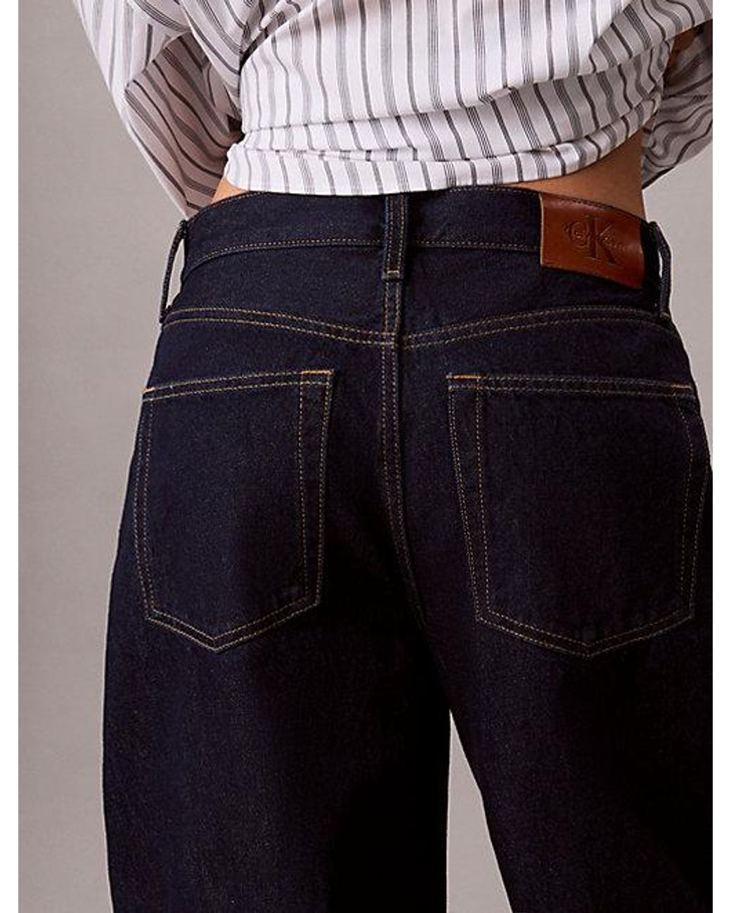 Calvin Klein Blue Jeans Relaxed Barrel Jeans