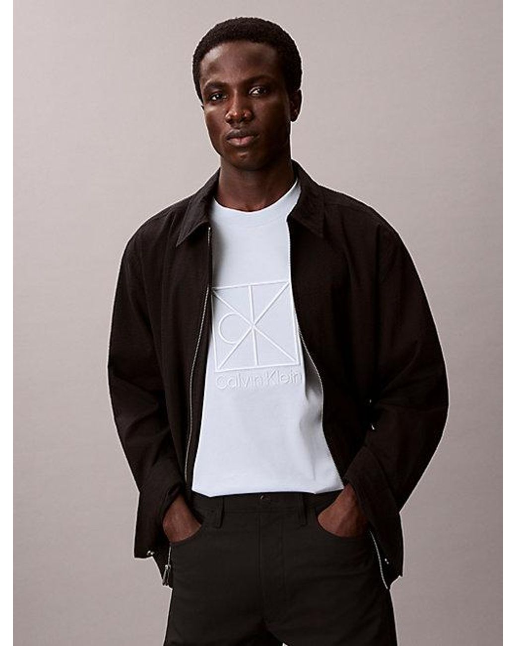 Calvin Klein Multicolor Relaxed Embroidered Logo T-Shirt for men