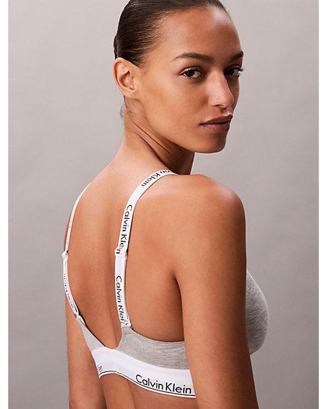 Calvin Klein Multicolor Lightly Lined Bralette Icon Cotton Modal