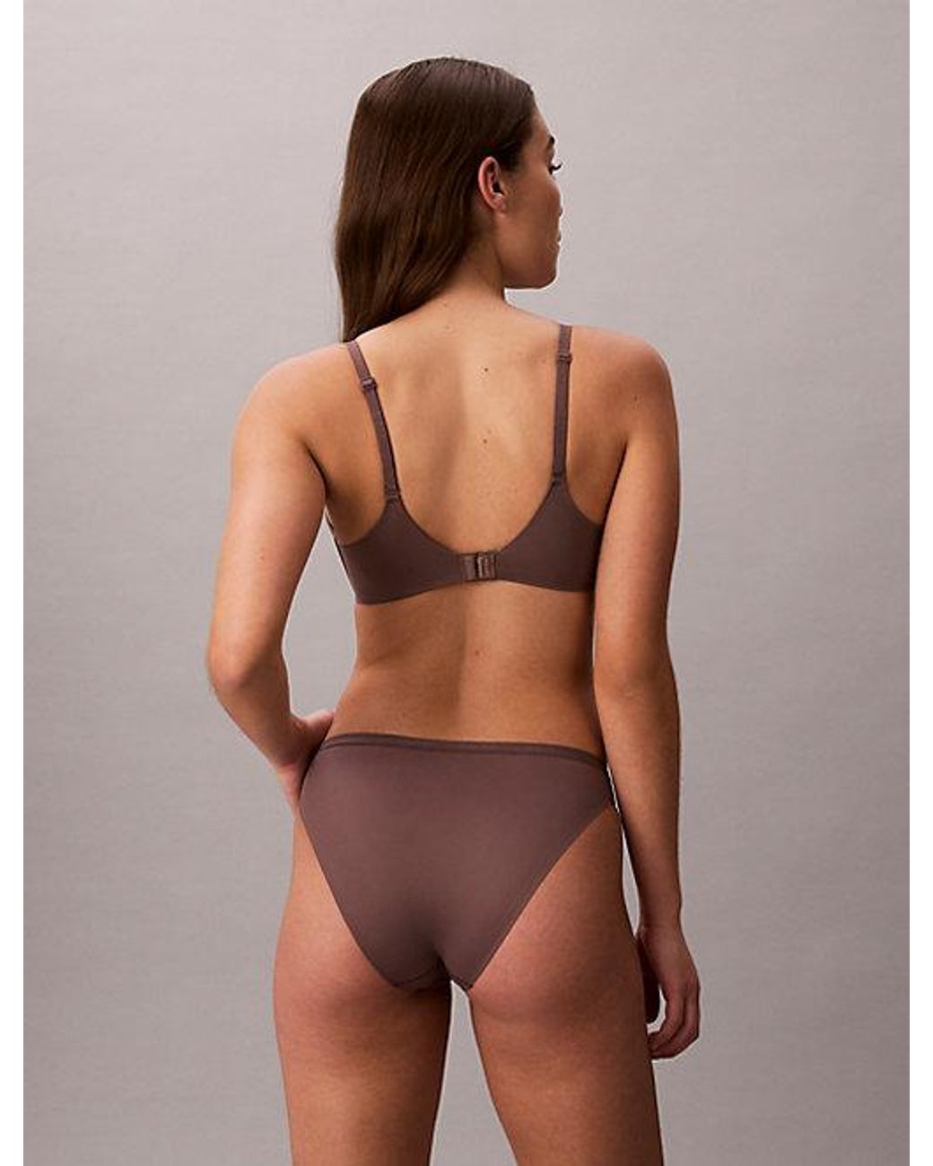 Calvin Klein Brown Wireless T-Shirt Bra Perfectly Fit