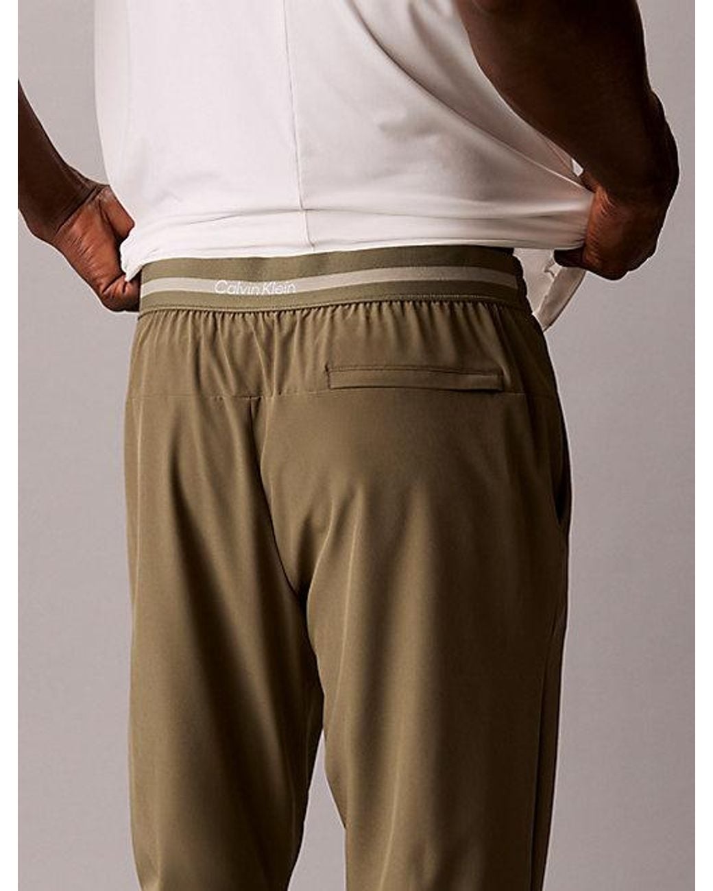 Calvin Klein Natural Sport Water Repellent Performance Trousers for men