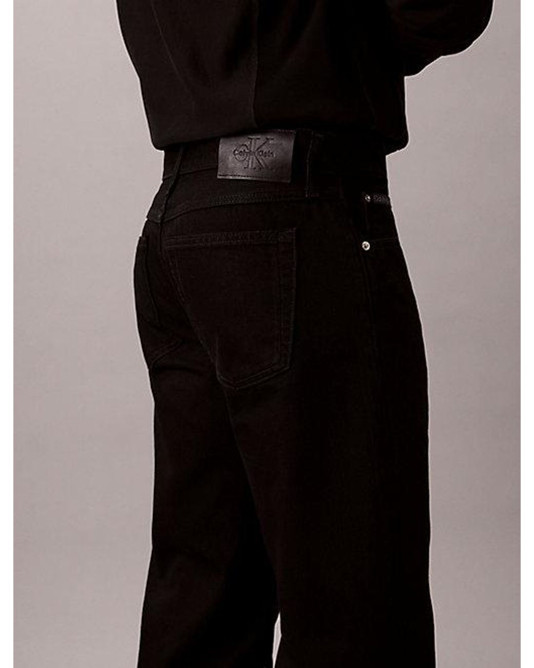 Calvin Klein Black Jeans 90S Straight Jeans for men