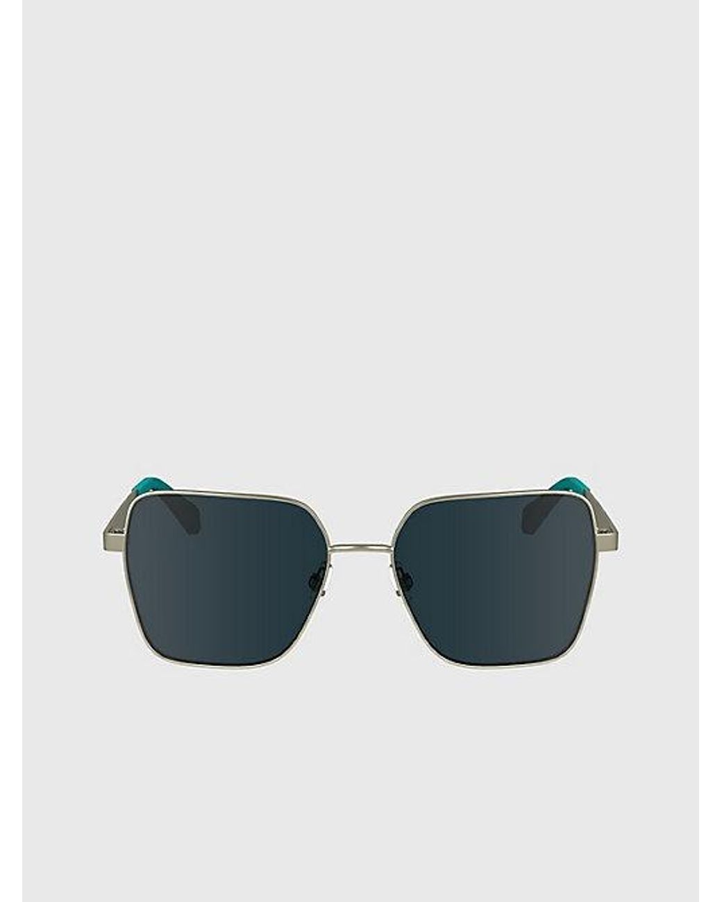 Calvin Klein Blue Jeans Square Sunglasses