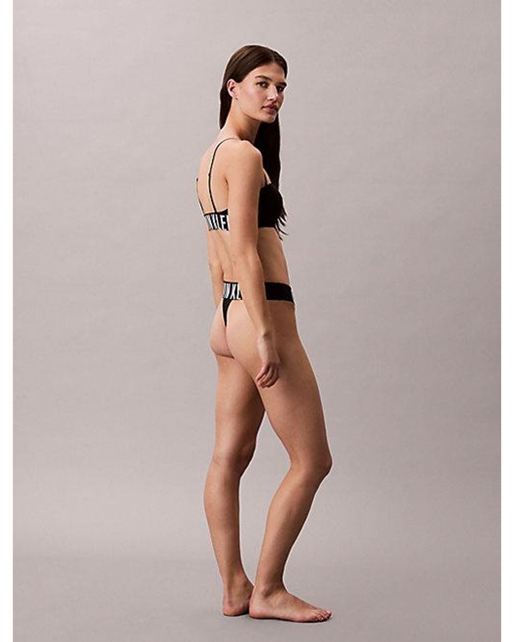 Calvin Klein String in het Black