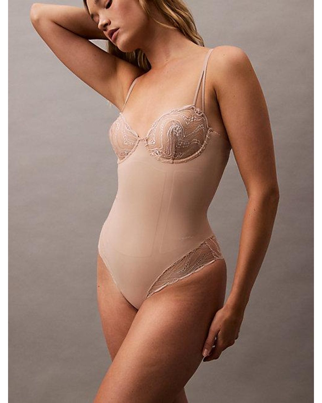 Calvin Klein Shapewear Body in het Brown