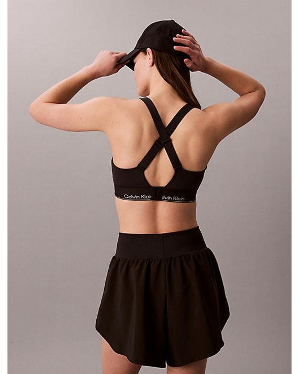 Calvin Klein Brown Sport High Impact Sports Bra