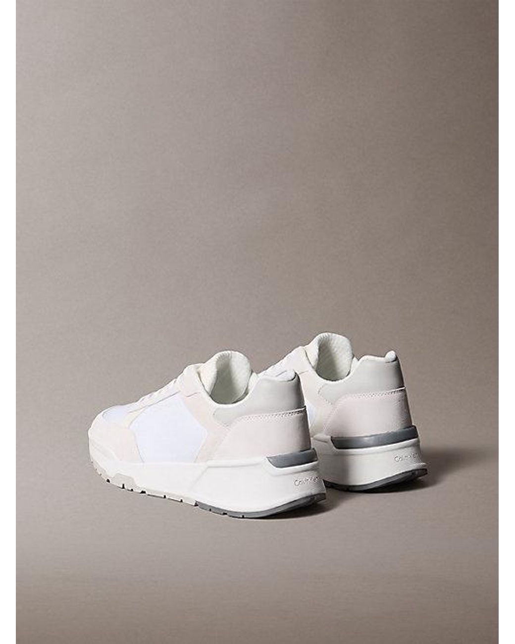 Calvin Klein Metallic Suede Chunky Dad Trainers for men