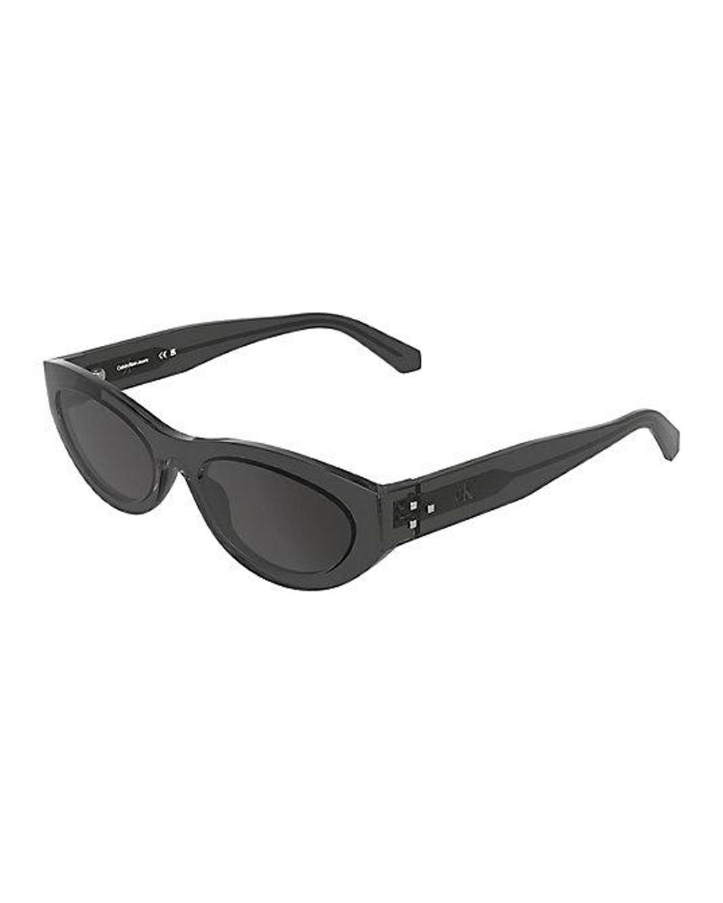 Calvin Klein Black Jeans Oval Sunglasses