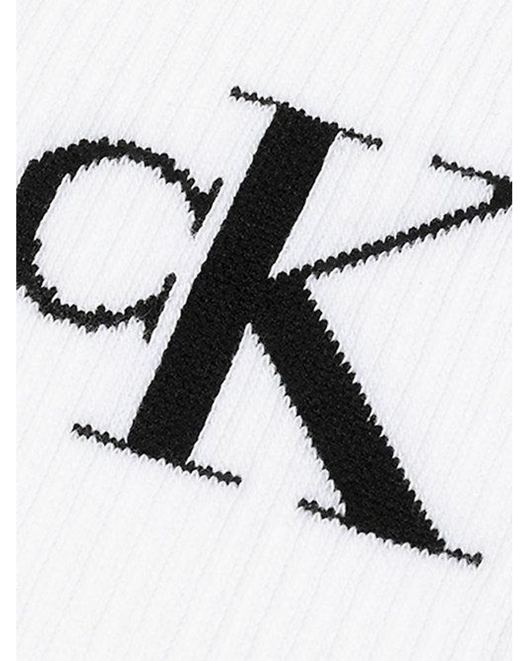 Calvin Klein Black Jeans 4 Pack Soft Combed Cotton Logo Crew Socks for men
