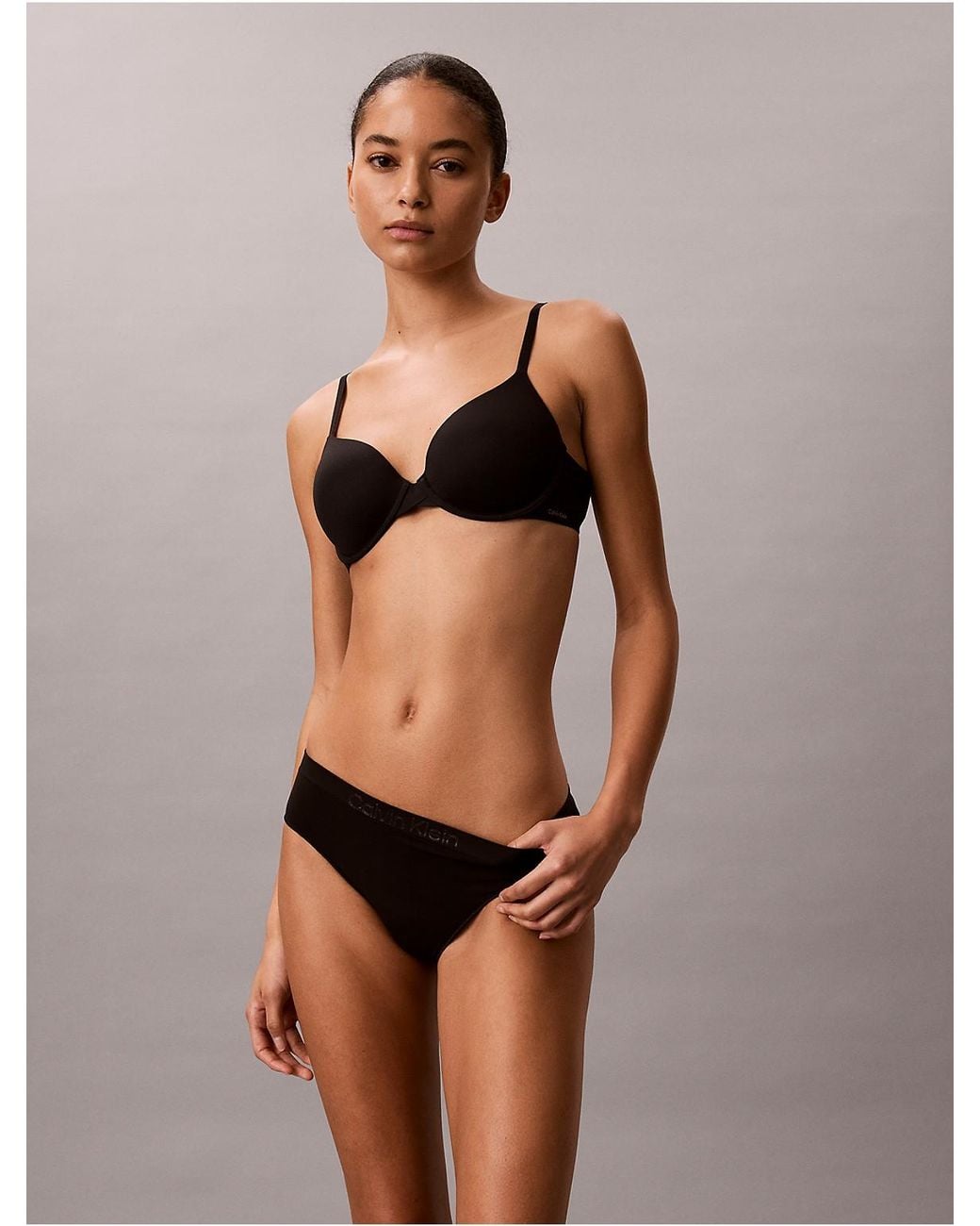 Calvin Klein Black Bonded Flex Bikini