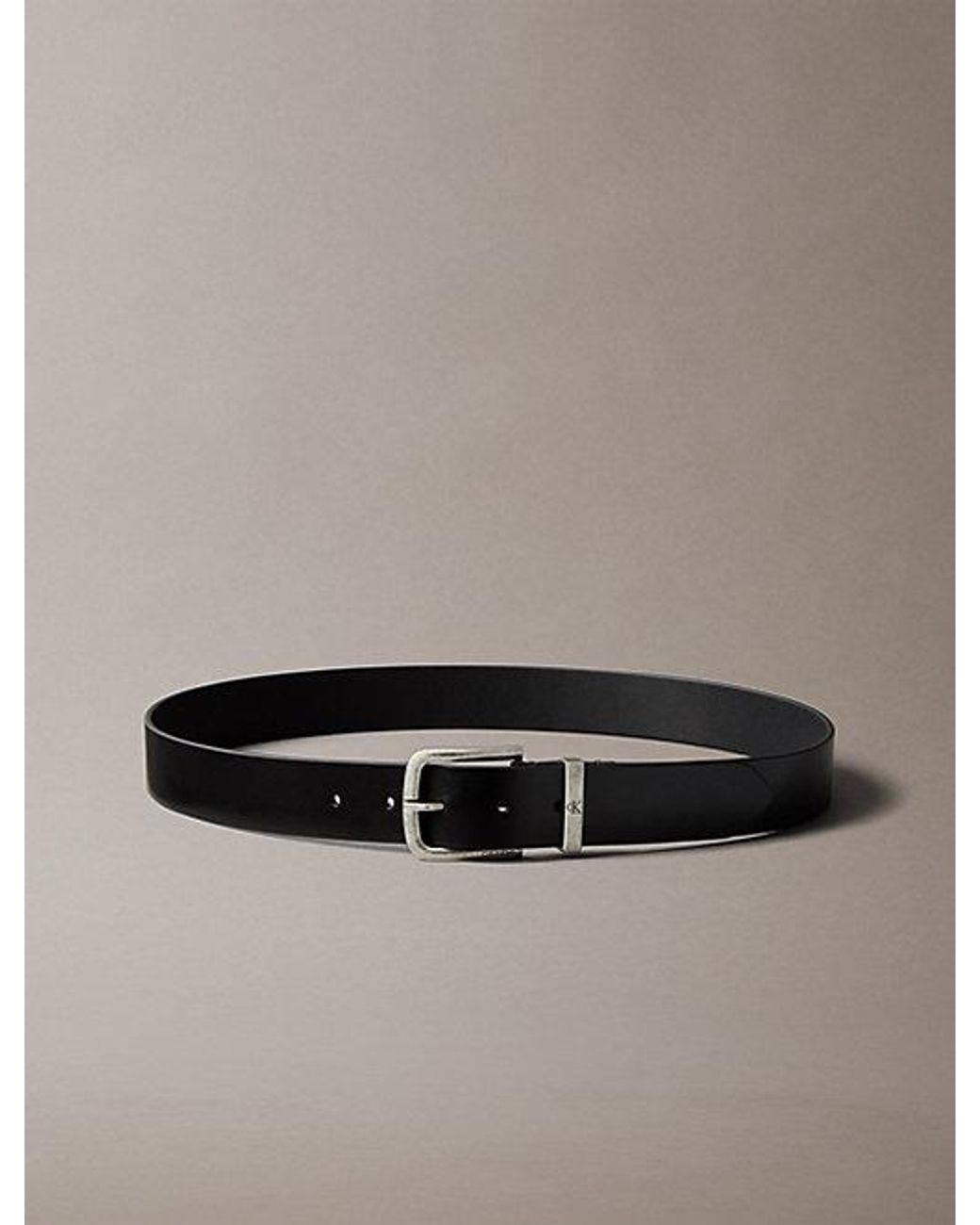 Calvin Klein Multicolor Tumbled Nappa Leather Belt for men
