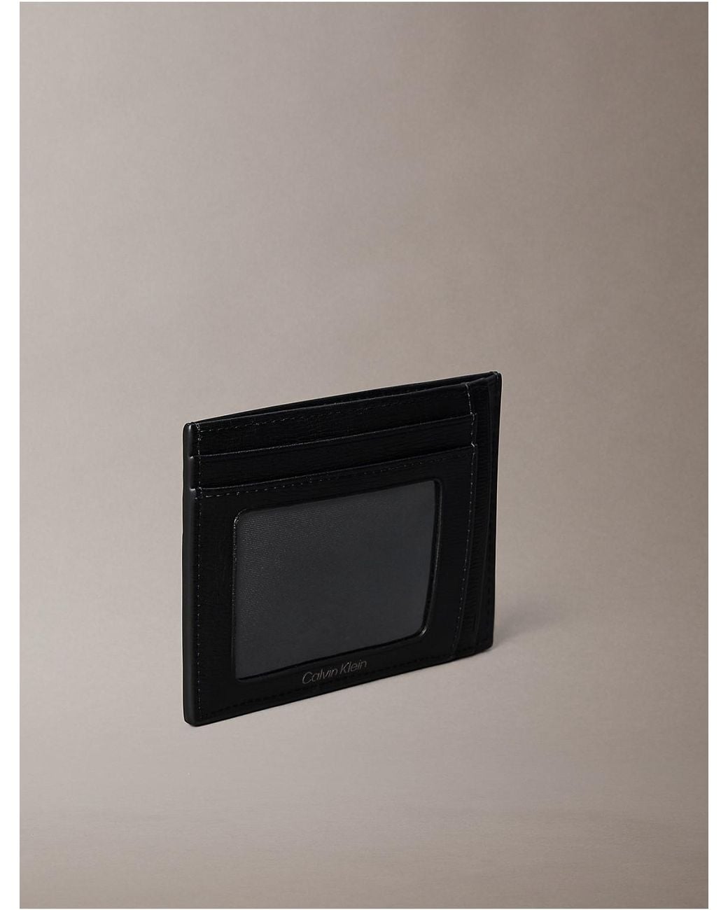 Calvin Klein Black Emblem Logo Cardholder for men