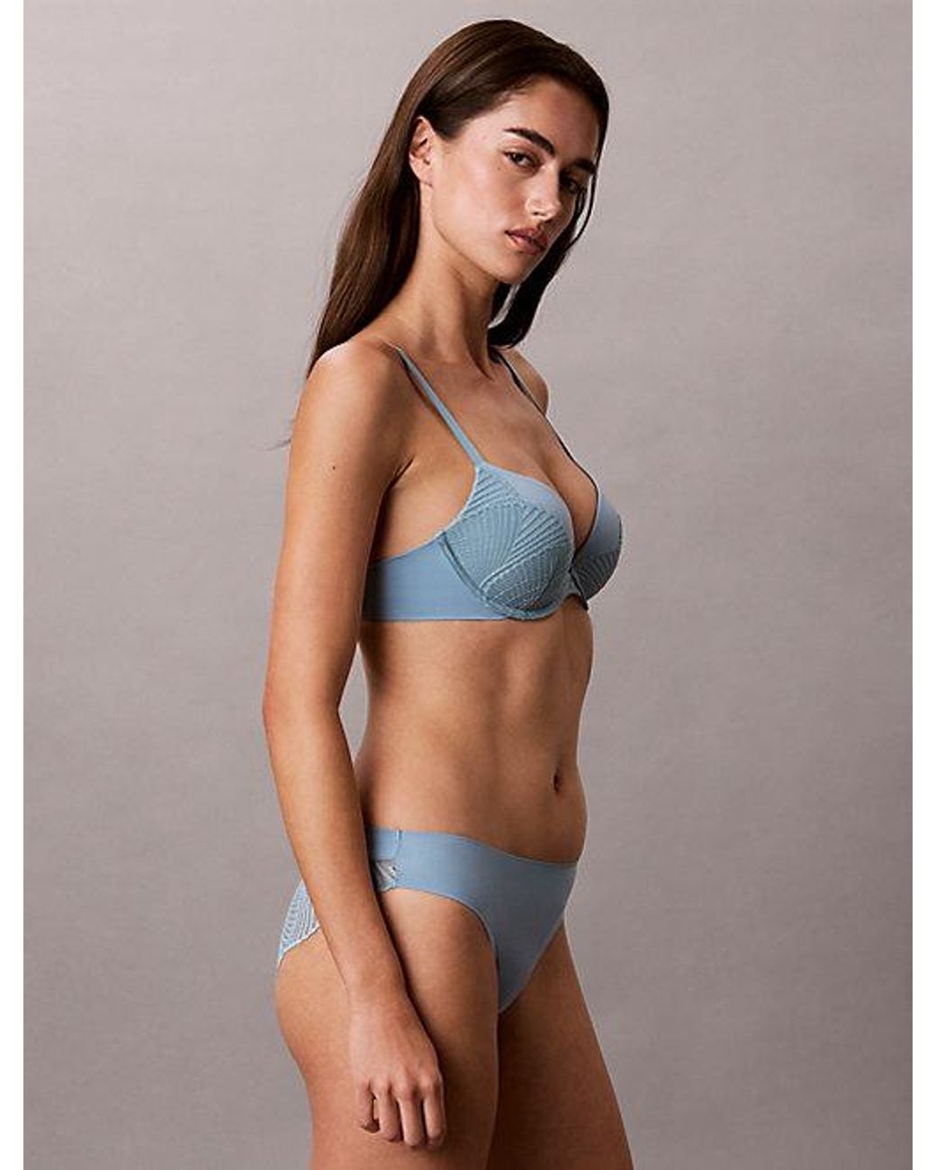 Calvin Klein Multicolor Push Up Plunge Bra Perfectly Fit Lace
