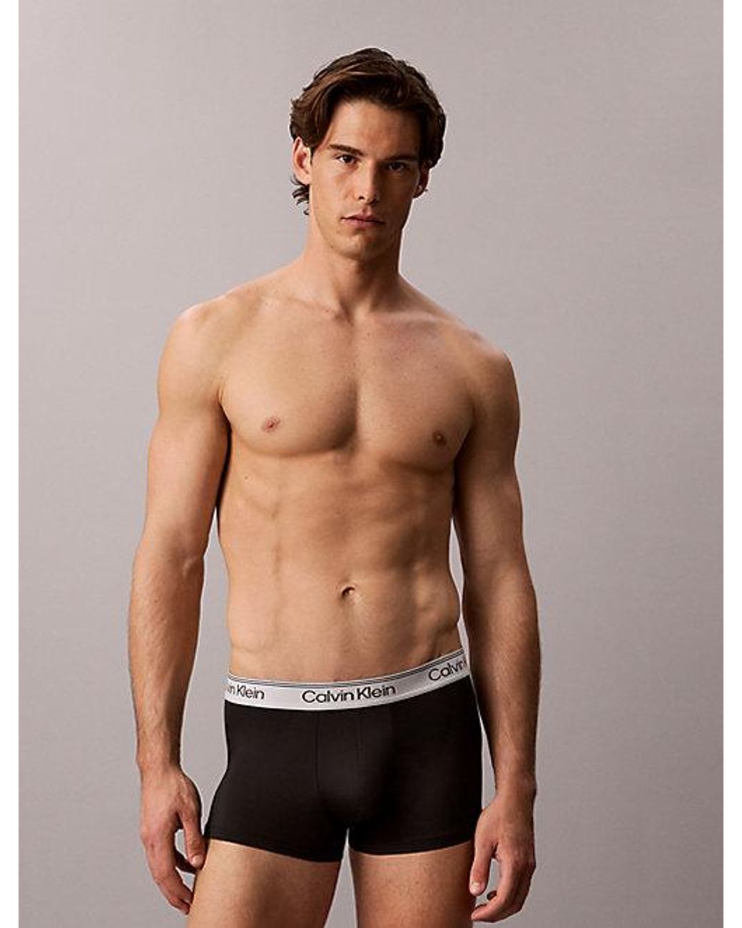 Calvin Klein Black 5 Pack Low Rise Trunks for men