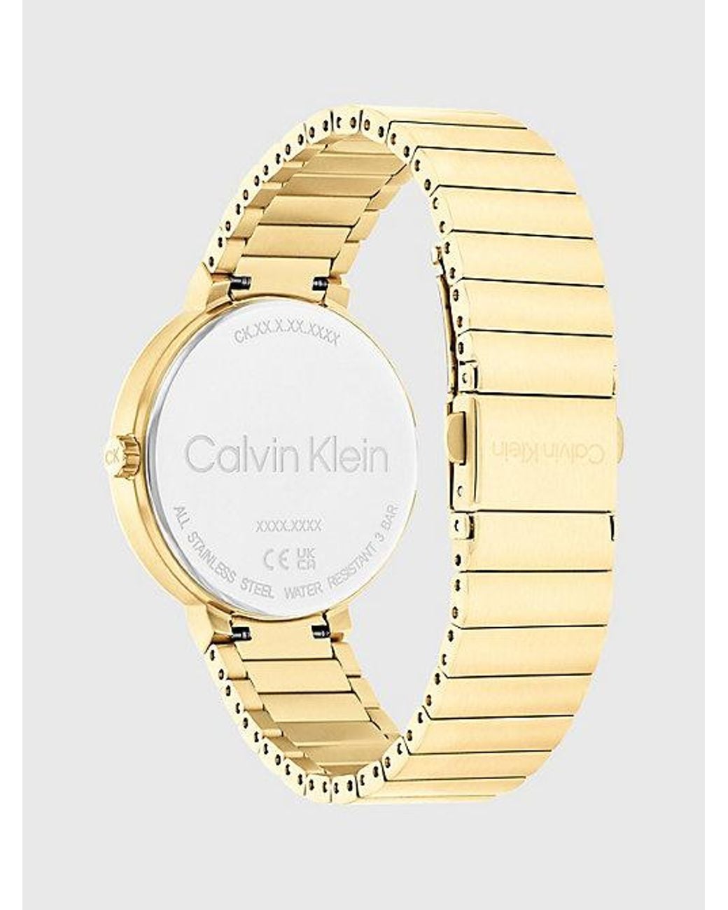 Calvin Klein Multifunctioneel Armbandhorloge in het Metallic
