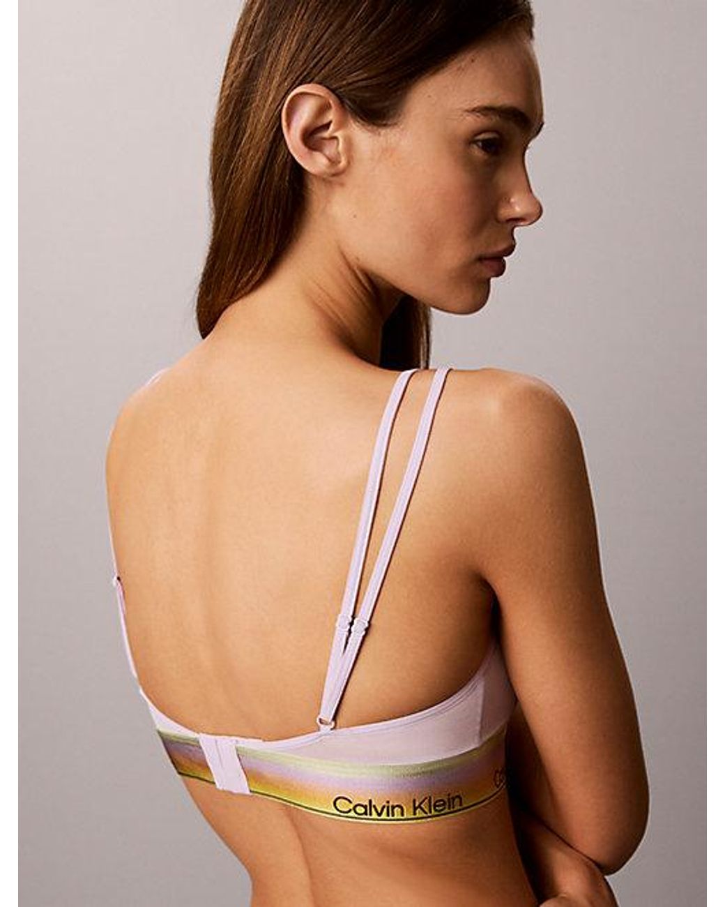 Calvin Klein Bralette in het Purple